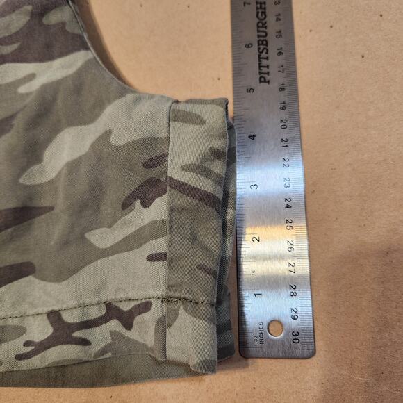 Social Standard by Sanctuary Green Brown Camo Boardwalk Pull On Shorts XXL - Picture 11 of 13